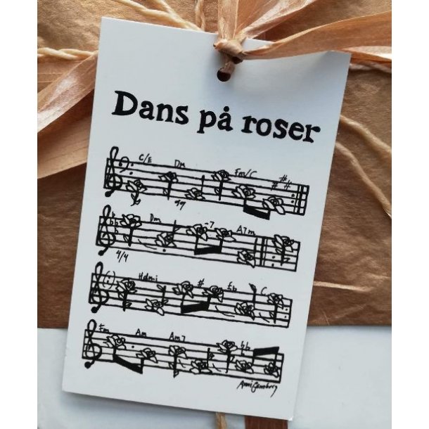 Dans på roser" Anni Gamborg gavemærke - Anni Gamborg billeder -10% - i