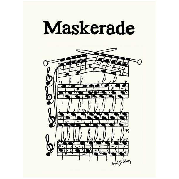 Maskerade" Anni Gamborg noder, poster - Anni Gamborg billeder -10% - Uglen mosen