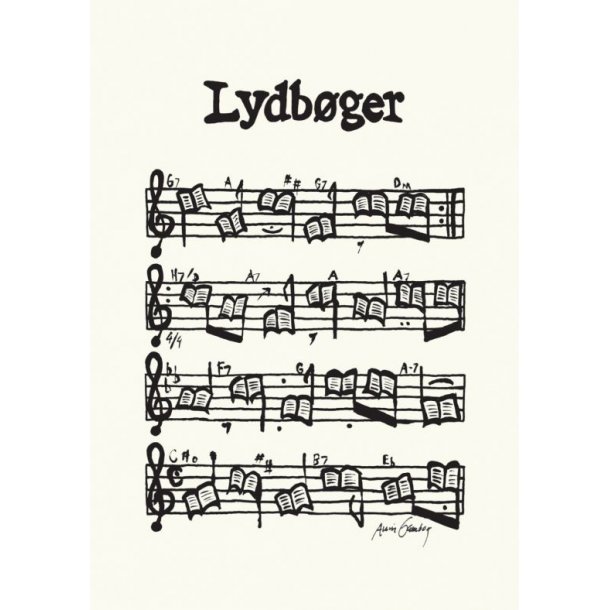 "Lydbger" Anni Gamborg noder, poster