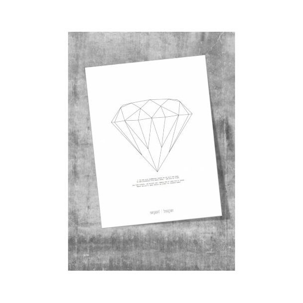 Kort/poster, Diamant