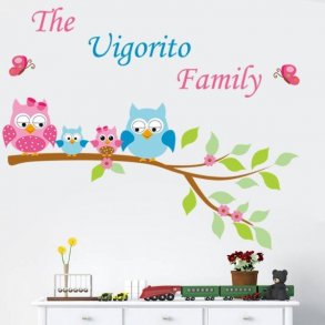 Ugle wallstickers
